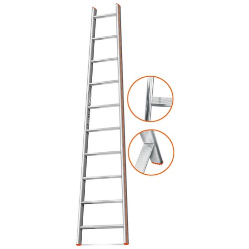 Приставная лестница Комфорт-Профи-Пирамида 9 ступеней