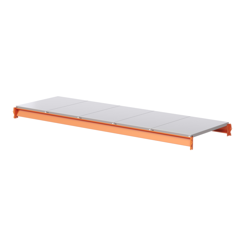 Ярус стеллажа Оптима, металлический сплошной настил (2500х785 мм)