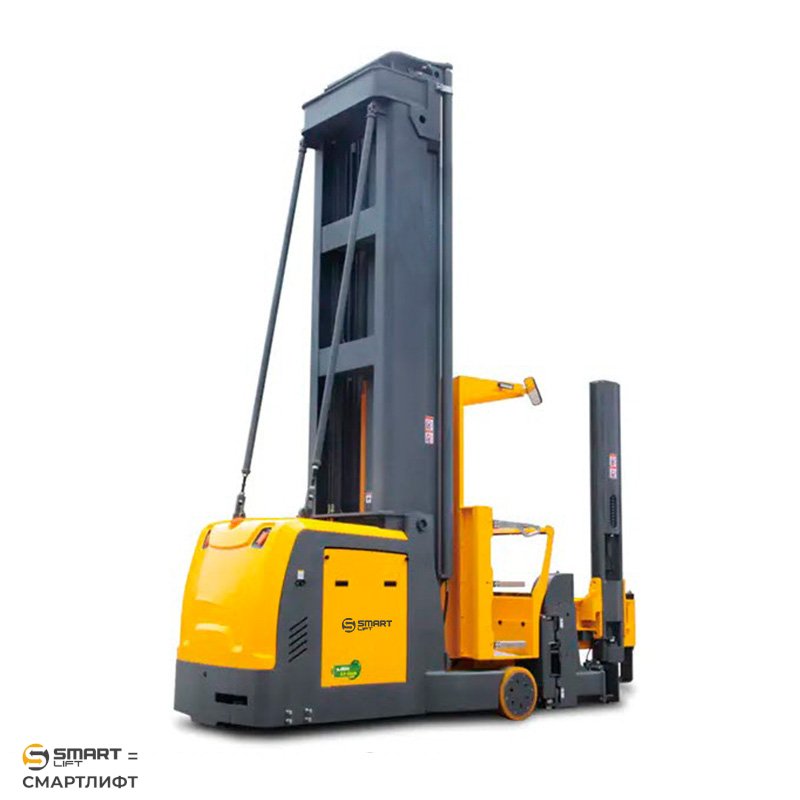 Узкопроходный ричтрак OPTS15 (1500 кг; 14 м; 80В / 600Ач) SMARTLIFT