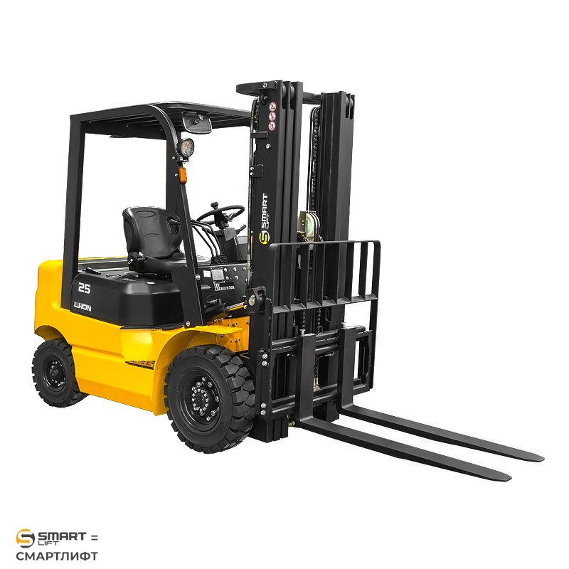 Электропогрузчик EFL252 (2500 кг; 6 м; li-ion 80В / 280Ач) SMARTLIFT