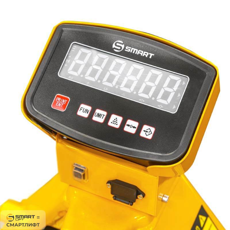 Гидравлическая тележка с весами BFC-SC (2000 кг, 1150х570 мм, PDP) СМАРТЛИФТ (SMARTLIFT) / СМАРТ (SMART) – изображение №7