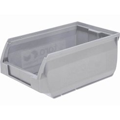 Пластиковый лоток для склада Sanremo, серый, сплошной (170х105х75)