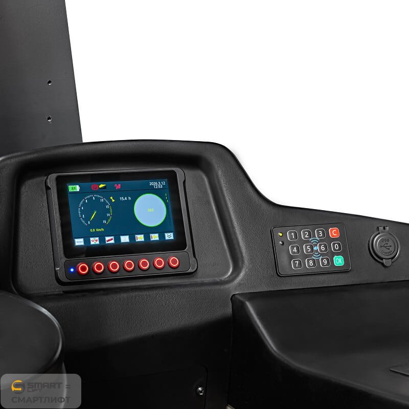 Узкопроходный ричтрак OPTS15 (1500 кг; 6 м; 80В / 560Ач) СМАРТЛИФТ (SMARTLIFT) – изображение №2