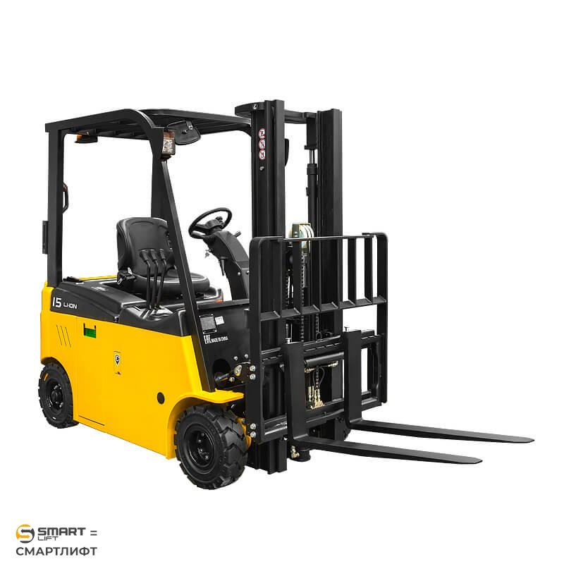 Электропогрузчик CPD15L1 (1500 кг; 5 м; li-ion 48В / 360Ач) SMARTLIFT