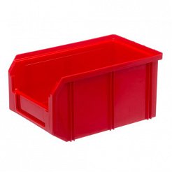 V-2 Пластиковый ящик красный, (234х149х120) 3,8 литра