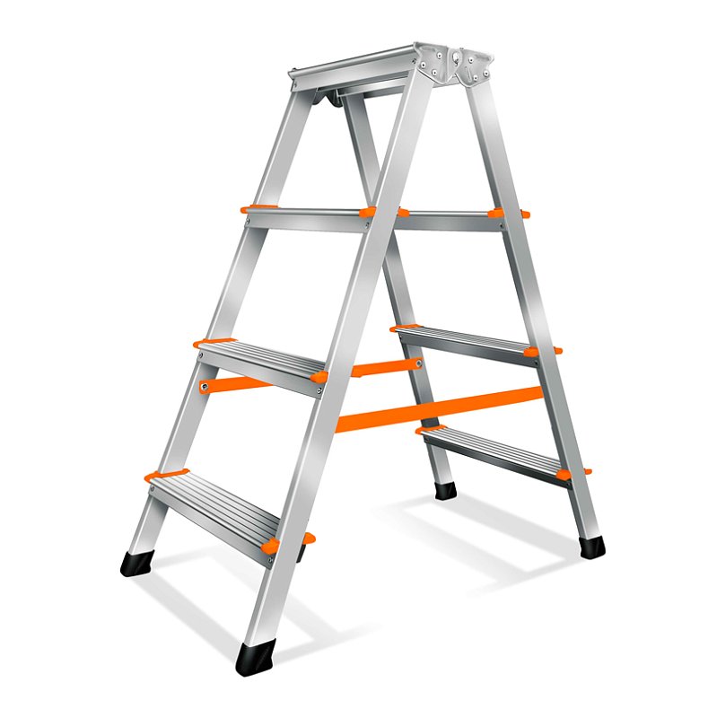 Стремянка двусторонняя Дуэт 204